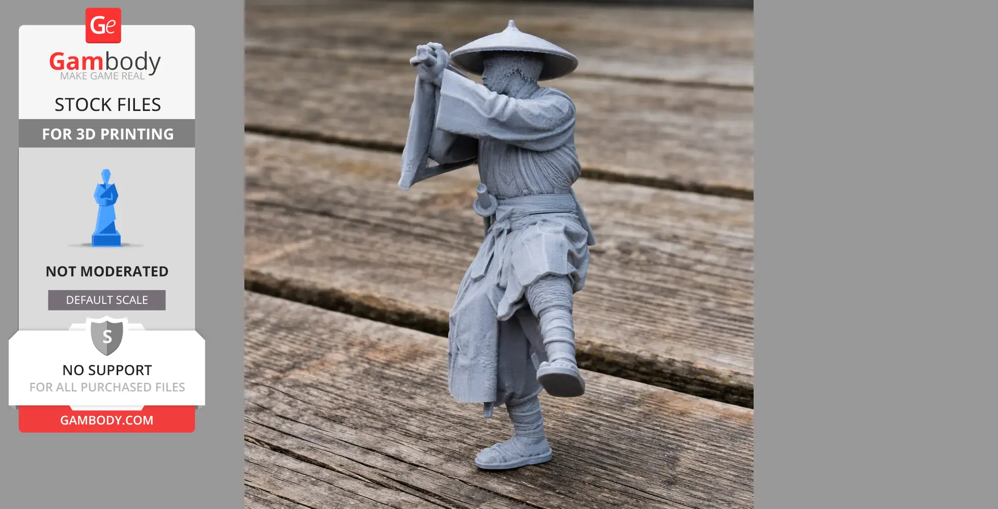 Yamana Sozen Samurai Classic - Historical Warrior STL