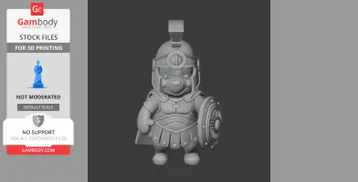 Winnie the Pooh Leonidas Ring Figure - Mashup Figure STL