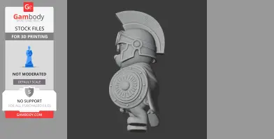 Winnie the Pooh Leonidas Ring Figure - Mashup Figure STL