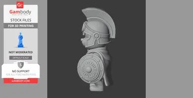 Winnie the Pooh Leonidas Ring Figure - Mashup Figure STL
