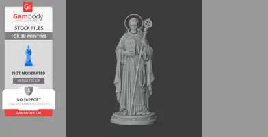 Saint Aelred of Rievaulx - Devotional Statue - STL 3D Print