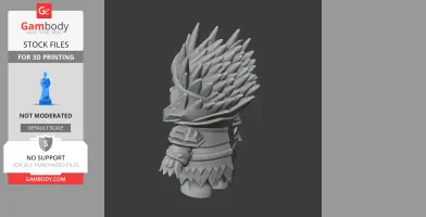 Winnie the Pooh Lich King Ring Figure - Mashup Figure STL
