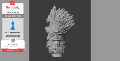 Winnie the Pooh Lich King Ring Figure - Mashup Figure STL