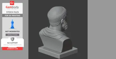 Zeno of Citium Bust - Historical Warrior STL