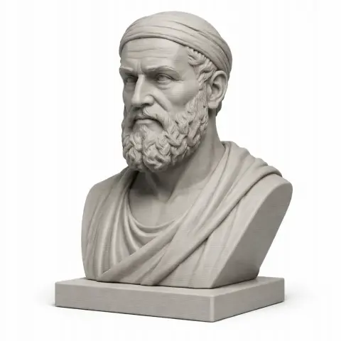 Zeno of Citium Bust - Historical Warrior STL