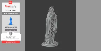 Saint Agabus - Devotional Statue - STL 3D Print