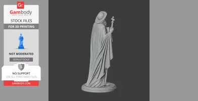 Saint Agabus - Devotional Statue - STL 3D Print