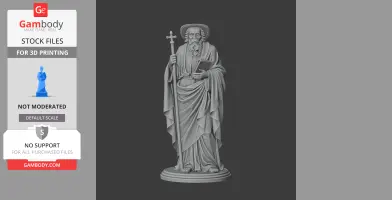 Saint Agabus - Devotional Statue - STL 3D Print