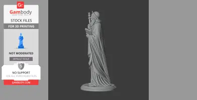 Saint Agabus - Devotional Statue - STL 3D Print