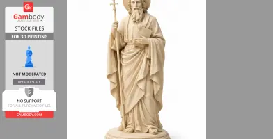 Saint Agabus - Devotional Statue - STL 3D Print