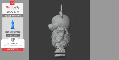 Winnie the Pooh Megatron Ring Figure - Mashup Figure STL