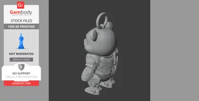 Winnie the Pooh Megatron Ring Figure - Mashup Figure STL