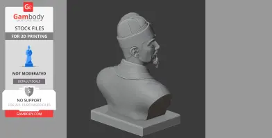Zheng He Bust - Historical Warrior STL