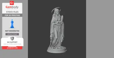 Saint Agatha - Devotional Statue - STL 3D Print