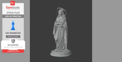 Saint Agatha - Devotional Statue - STL 3D Print