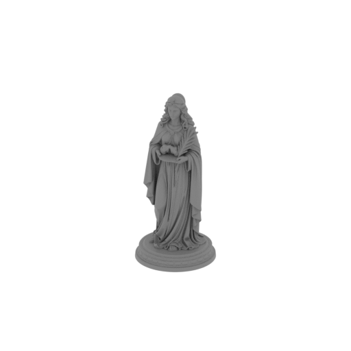 Saint Agatha - Devotional Statue.stl