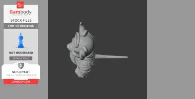Winnie the Pooh Minotaur Ring Figure - Mashup Figure STL