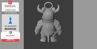 Winnie the Pooh Minotaur Ring Figure - Mashup Figure STL