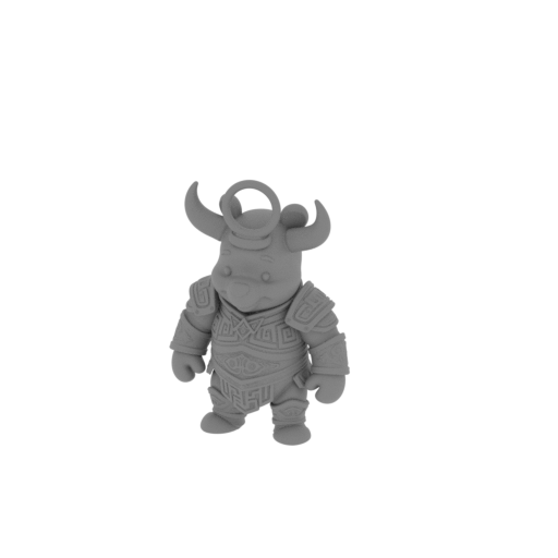 Winnie the Pooh Minotaur Ring Figure.stl