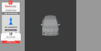 BMW iX - Scale Vehicle STL