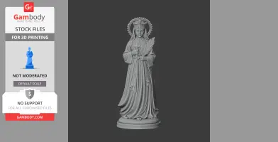 Saint Agatha Kim Agi - Devotional Statue - STL 3D Print