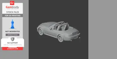 BMW M Roadster - Scale Vehicle STL