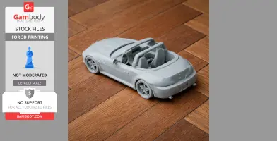 BMW M Roadster - Scale Vehicle STL