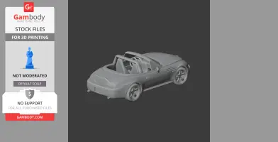 BMW M Roadster - Scale Vehicle STL