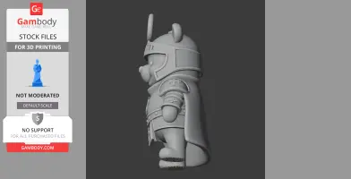Winnie the Pooh Paladin Ring Figure - Mashup Figure STL