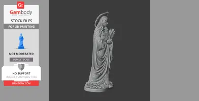 Saint Agatha Kwon Chin-i - Devotional Statue - STL 3D Print