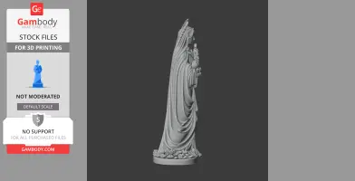 Saint Agatha Kwon Chin-i - Devotional Statue - STL 3D Print