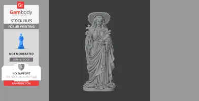 Saint Agatha Kwon Chin-i - Devotional Statue - STL 3D Print