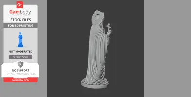 Saint Agatha Kwon Chin-i - Devotional Statue - STL 3D Print