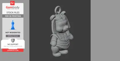 Winnie the Pooh Pharaoh Ring Figure - Mashup Figure STL