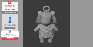 Winnie the Pooh Pharaoh Ring Figure - Mashup Figure STL