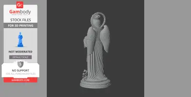 Saint Agatha of Sicily - Devotional Statue - STL 3D Print