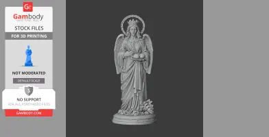 Saint Agatha of Sicily - Devotional Statue - STL 3D Print
