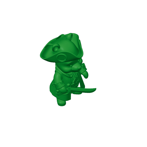 Winnie the Pooh Pirate Ring Figure.3mf