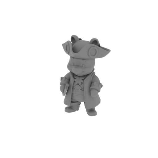 Winnie the Pooh Pirate Ring Figure.stl