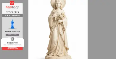 Saint Agatha Yi - Devotional Statue - STL 3D Print