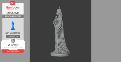 Saint Agatha Yi - Devotional Statue - STL 3D Print