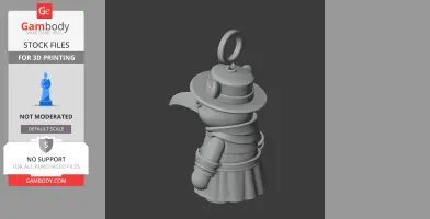 Winnie the Pooh Plague Doctor Ring - Mashup Figure STL