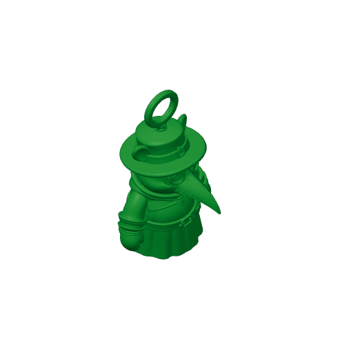 Winnie the Pooh Plague Doctor Ring Figure.3mf