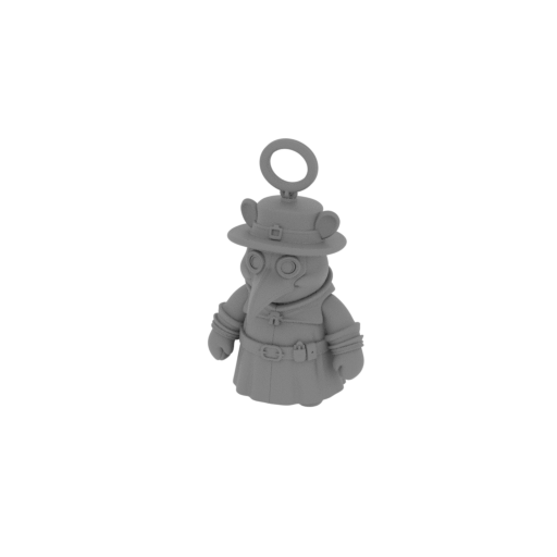 Winnie the Pooh Plague Doctor Ring Figure.stl