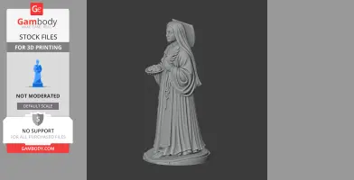 Saint Agatha Yi Kyong-i - Devotional Statue - STL 3D Print