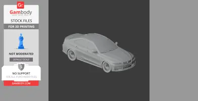 BMW M3 - Scale Vehicle STL