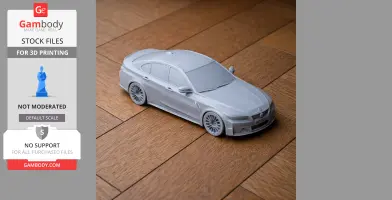 BMW M3 - Scale Vehicle STL