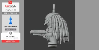 Winnie the Pooh Predator Ring Figure - Mashup Figure STL