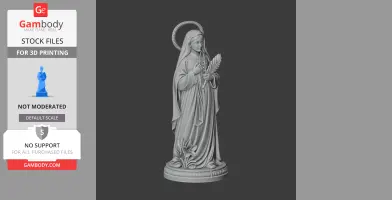 Saint Agatha Yi Sosa - Devotional Statue - STL 3D Print