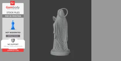 Saint Agatha Yi Sosa - Devotional Statue - STL 3D Print
